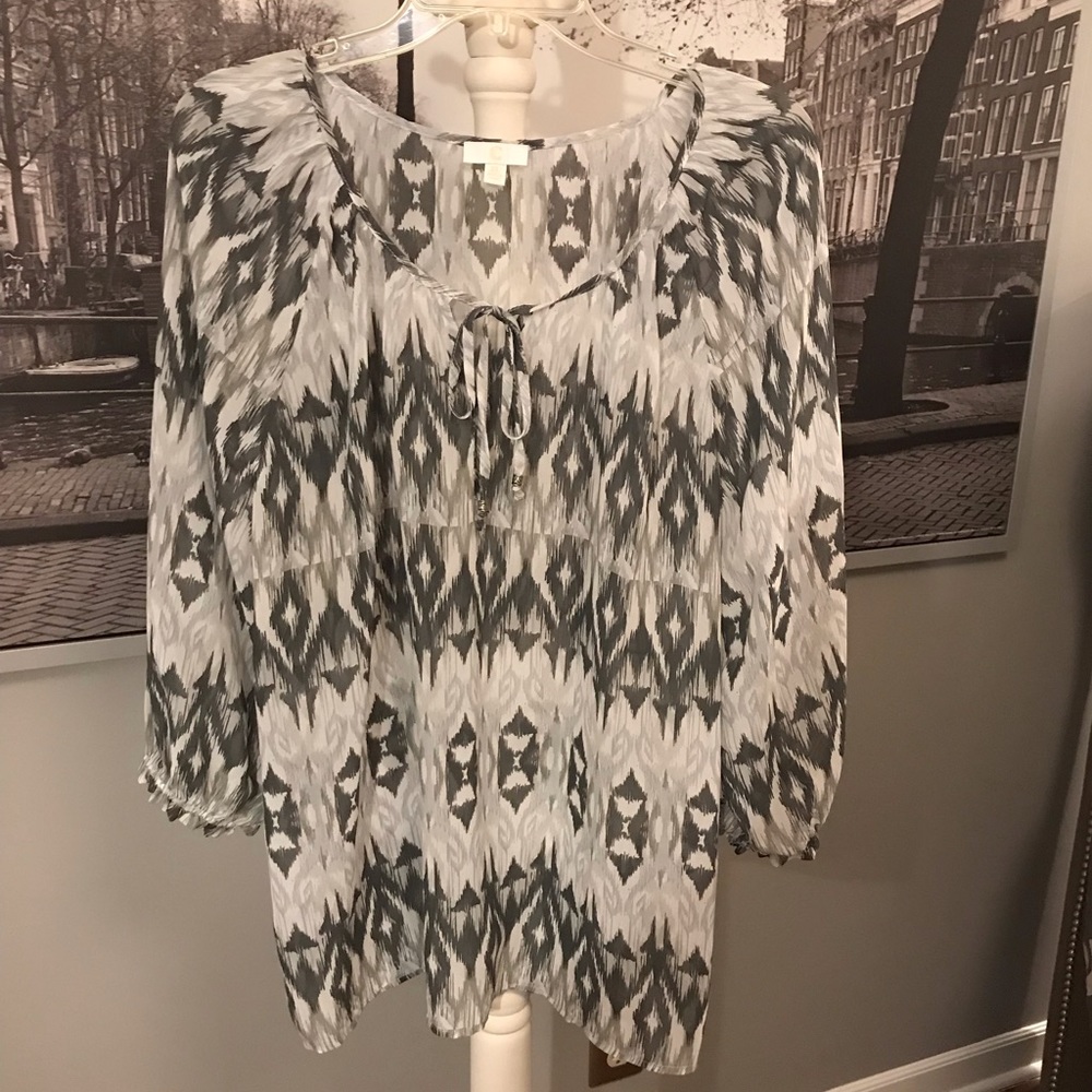 4 Shades  of Gray Blouse
